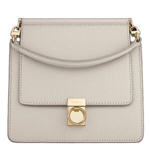 Polene Crossbody Bag in Cream with Gold Accents